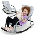 thumbnail image 1 of Special Supplies Sensory Rocking Chair for Kids - Comfortable Kids Rocker- Versatile Floor Chair with Soft Fabric and Stability for Playroom, Bedroom, or Nursery (Ages 3+) - Grey, 1 of 8
