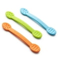 thumbnail image 1 of Special Supplies Duo Spoon Oral Motor Therapy Tools – Textured Stimulation Sensory Input for Babies & Toddlers – BPA Free Silicone Utensils (3 Pack), 1 of 9