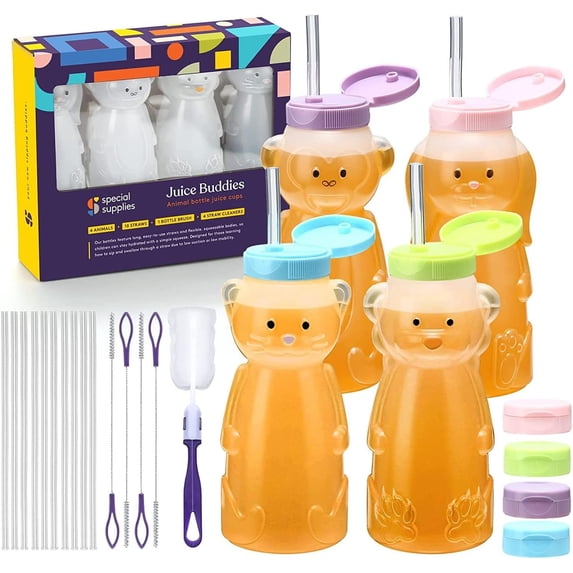 Special Supplies Honey Bear Straw Cup for Babies, 8oz - Walmart.com