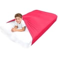 thumbnail image 1 of Special Supplies Compression Sheet for Kids – Breathable, Cool & Stretchy Alternative to Weighted Blankets – Sensory Blanket for Calming Sleep (Red, Queen), 1 of 10