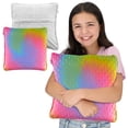 thumbnail image 1 of Special Supplies Vibrating Pillow Sensory Pressure Activated for Kids and Adults, 12” x 12” Plush Minky Soft Cover, Colorful, 1 of 8