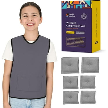 Weighted Sensory Compression Vest for Calming Deep Pressure Therapy and ...