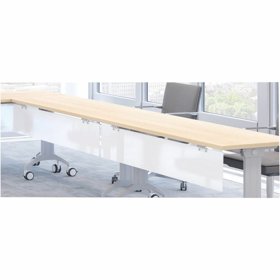 Special-T, 47" Tabletop Acrylite Modesty Panel, 1 Each, Frosted White