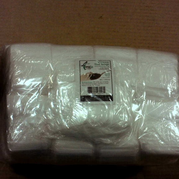 Special Tea 2500 Count Woven Style Draw String Bag, Large/3.14 x 3.93/80 x 100mm, White