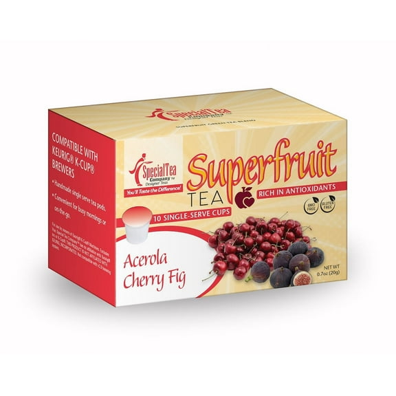 Special Tea Acerola Cherry Fig Black Tea Blend Single Serve Cups
