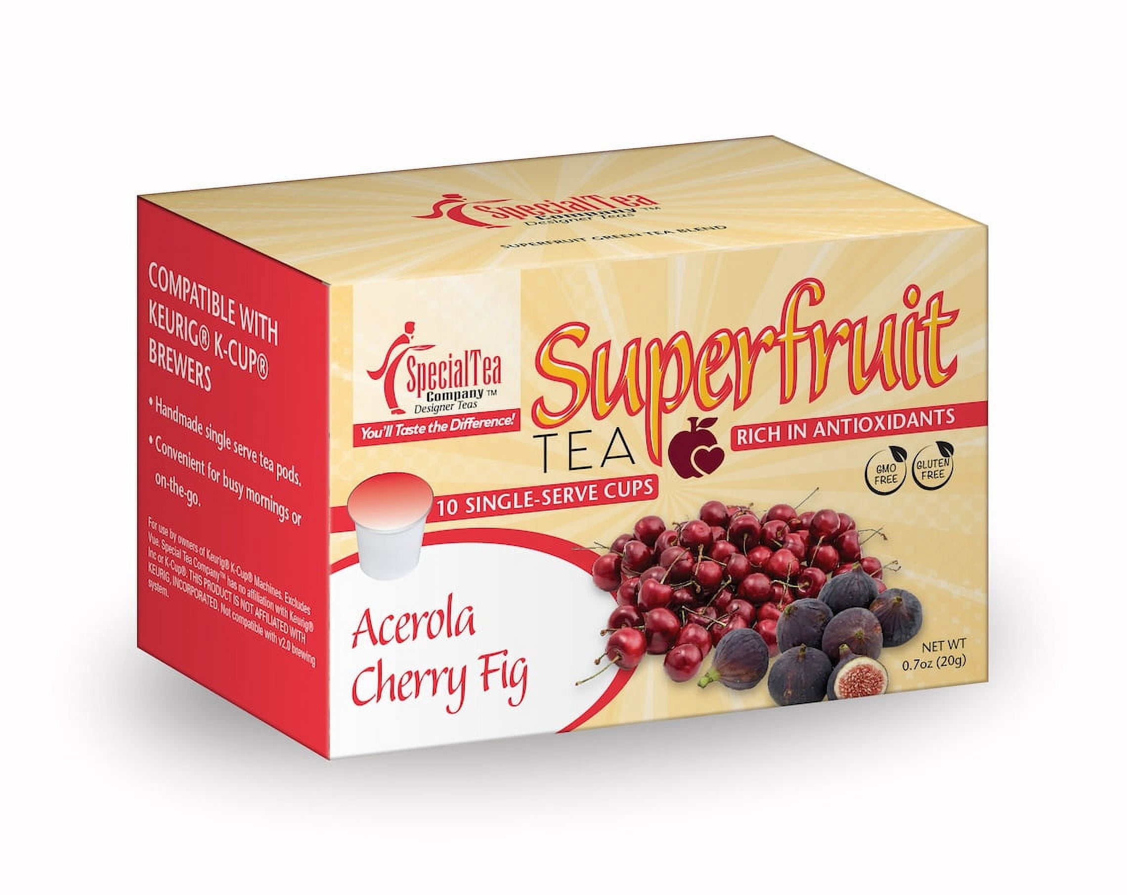 Special Tea Acerola Cherry Fig Black Tea Blend Single Serve Cups ...