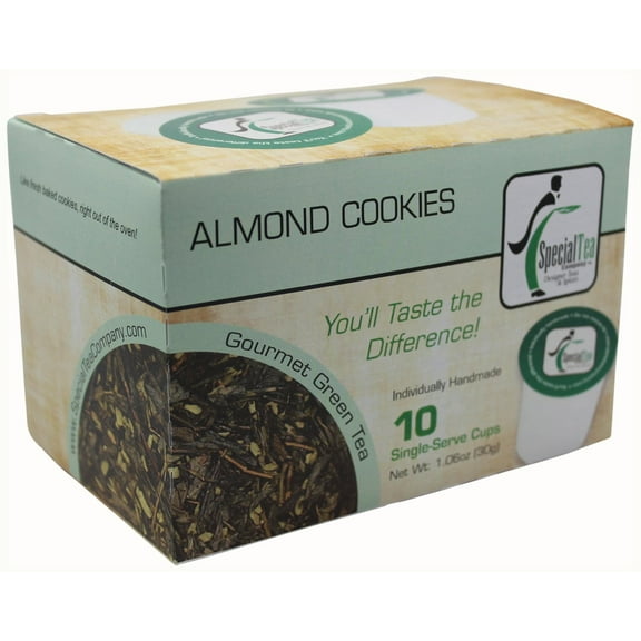 Special Tea Almond Cookies Green Tea Single Serve Cups
