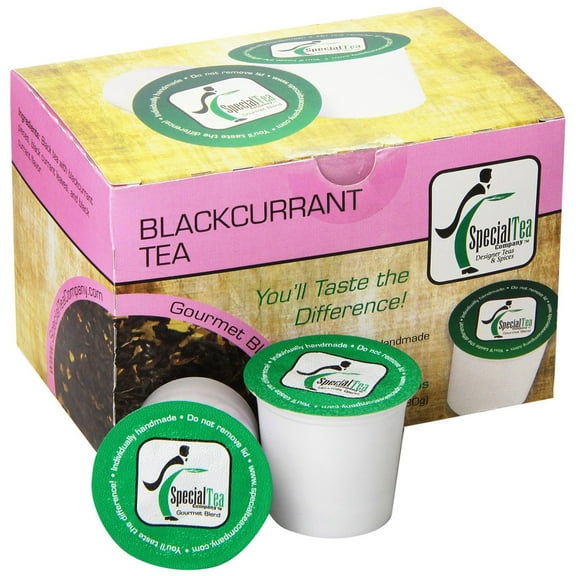Special Tea Blackcurrant Black Tea Single Serve Cups