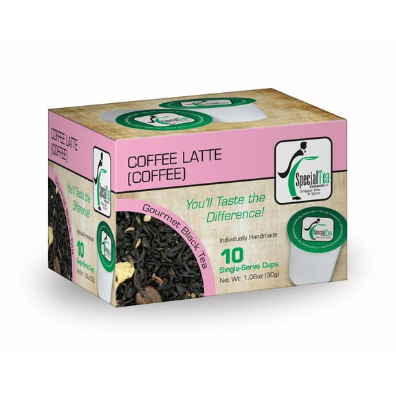 Special Tea Cafe Latte (Coffee) Black Tea Single Serve Cups