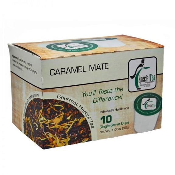 Special Tea Caramel Mate Herbal Tea Single Serve Cups