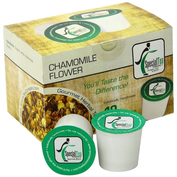 Special Tea Chamomile Flower Herbal Tea Single Serve Cups