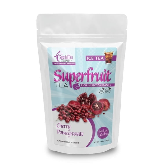Special Tea Cherry, Pomegrante Fruit Tea Blend Iced Tea Makes 1 Gallon