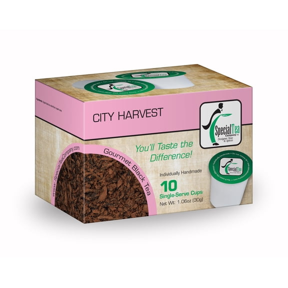 Special Tea City Harvest Black Vietnamese , Cacao & Vanilla, 10 ct Single Serve Cups