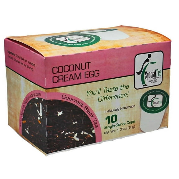 Special Tea Coconut Cream Egg Black Tea Single Serve Cups