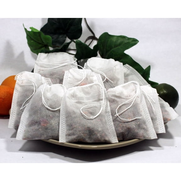 Special Tea Company Empty Woven Style Draw String Tea Bags 3.14 x 3.93 (50 pack)