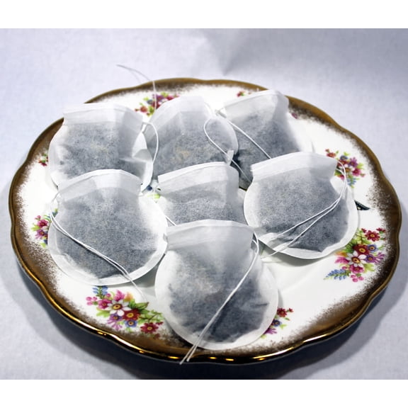 Special Tea Company Round Empty Tea Bags with Draw String Closure (500 count)
