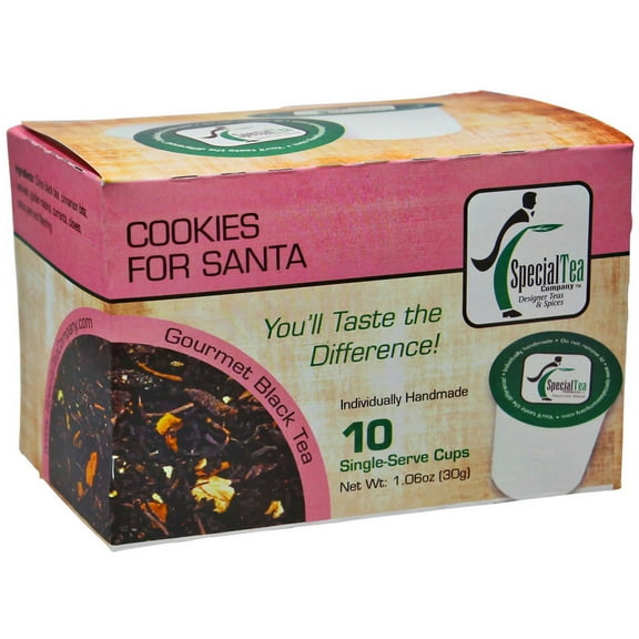 Special Tea Cookies For Santa Black Tea Single Serve Cups