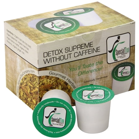 Special Tea Detox Supreme without Caffeine Herbal tea Single Serve Cups