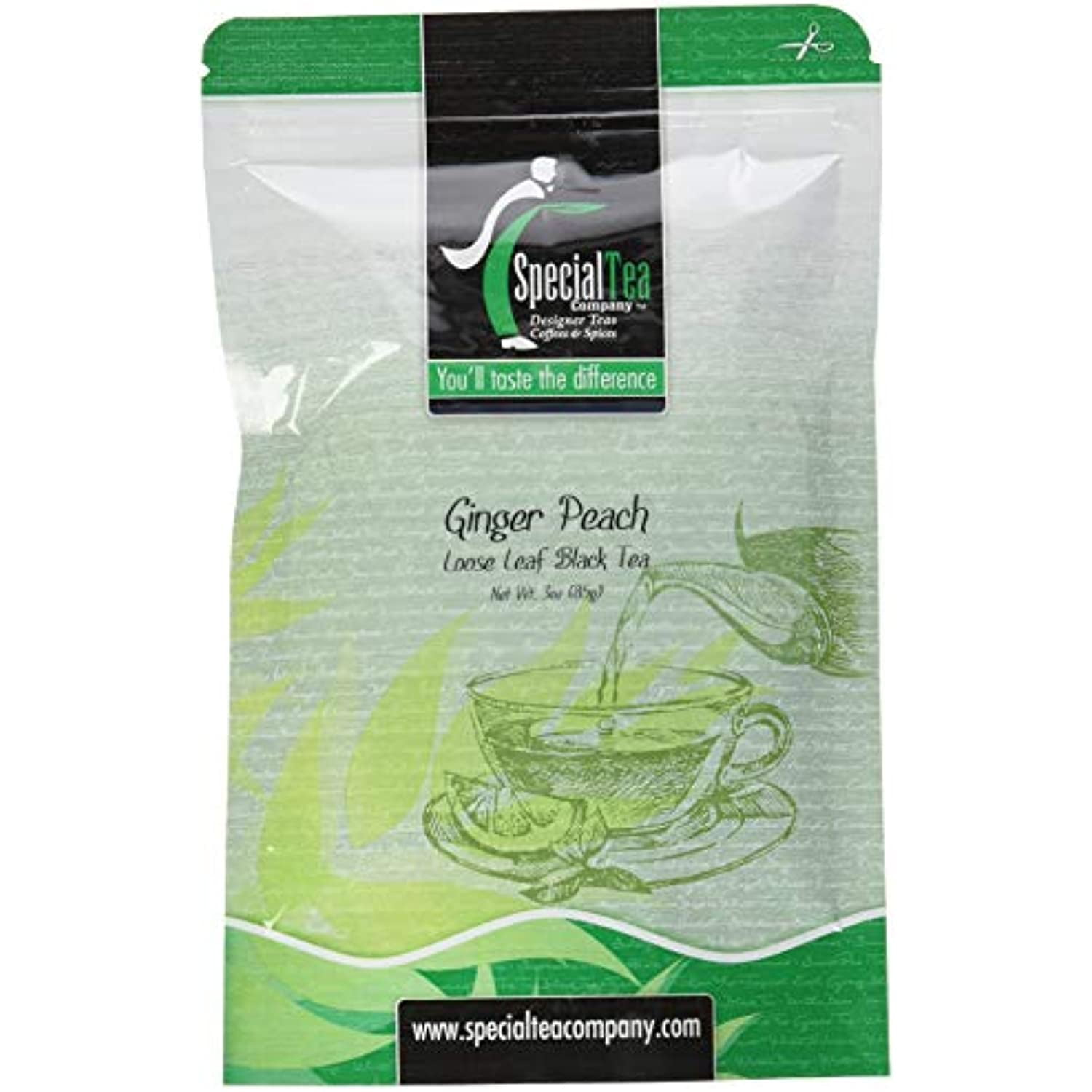 Ginger Peach Black Tea - Loose Leaf - 3oz – Combat Coffee Roasters