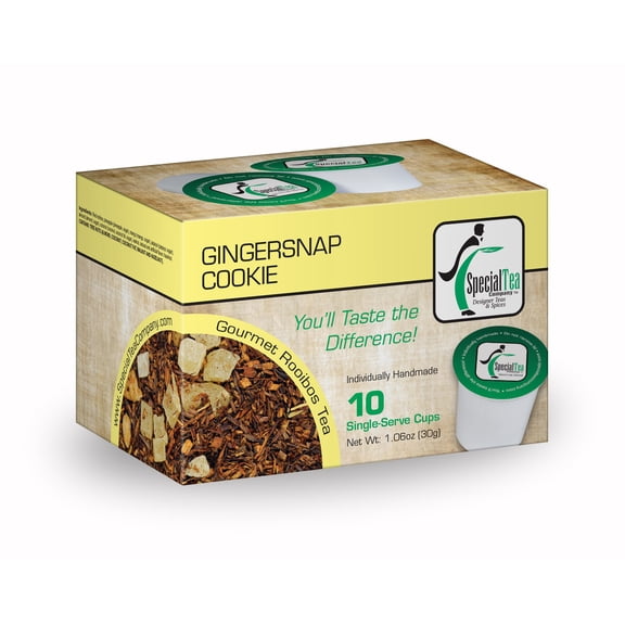 Special Tea Gingersnap Cookie Rooibos Tea Single Serve Cups