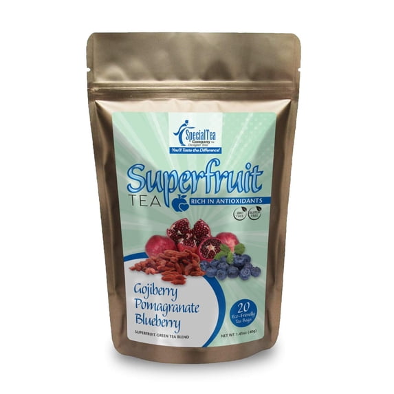 Special Tea Gojiberry Green Tea Blend 20 Tea Bags