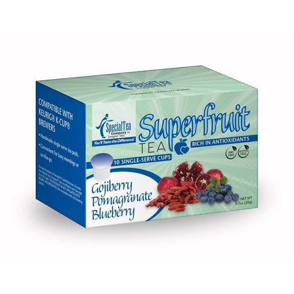 Special Tea Gojiberry Green Tea Blend Single Serve Cups