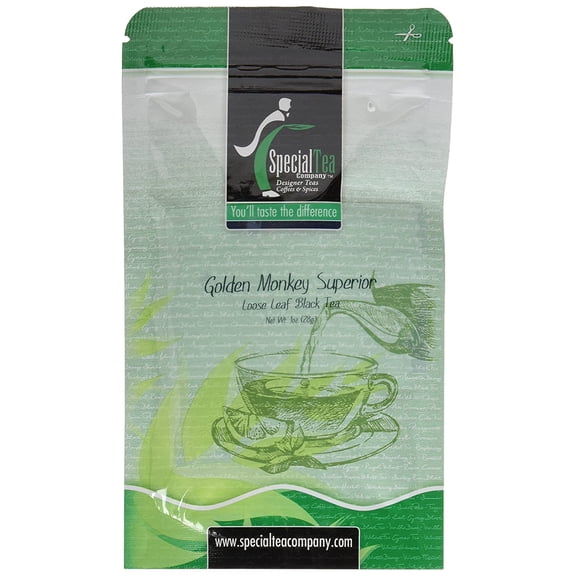 Special Tea Golden Monkey Superior Organic Black Tea, 1 oz. Sampler