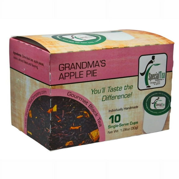 Special Tea Grandma's Apple Pie Black Tea Single Serve Cups