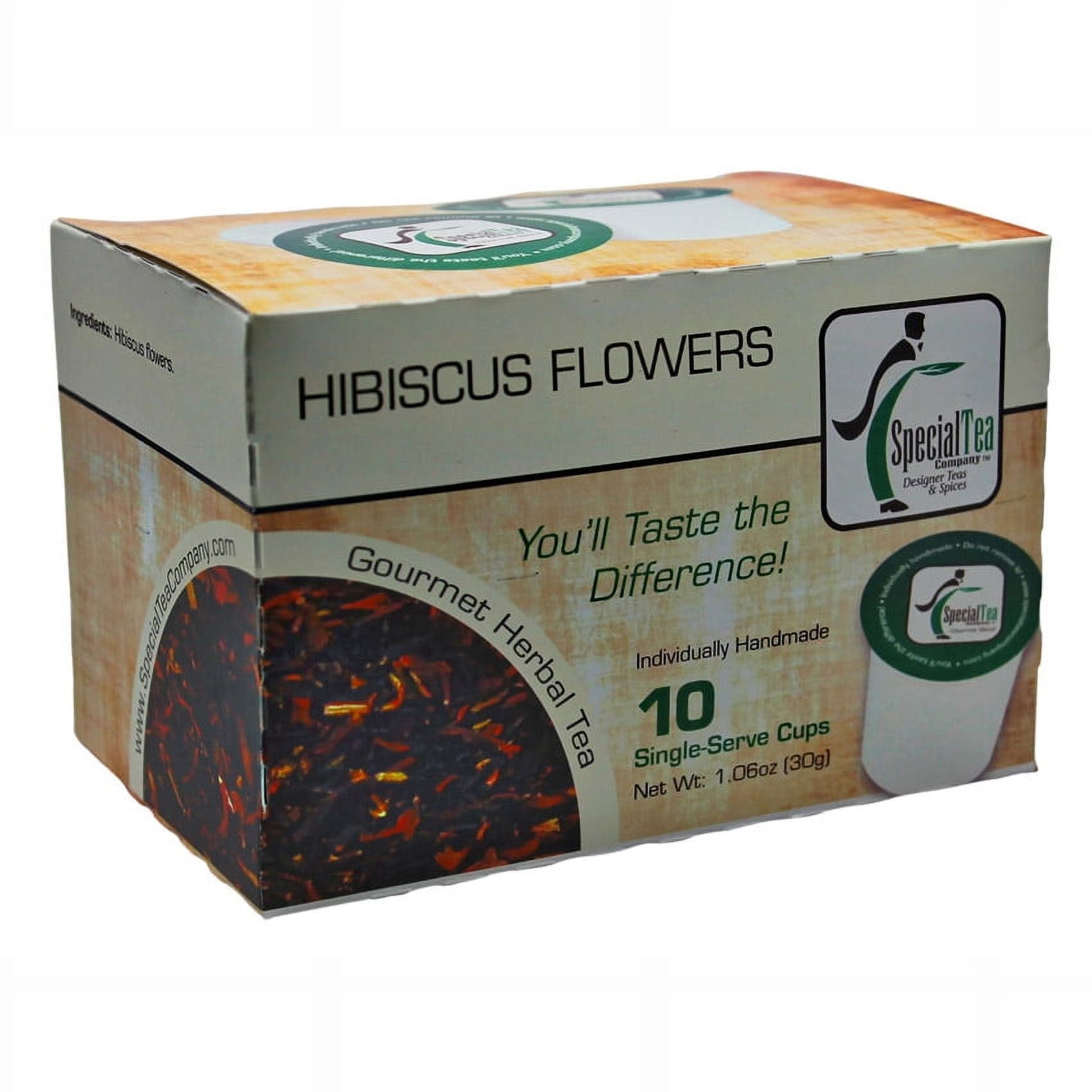 Special Tea Hibiscus Flowers Herbal Tea Single Serve Cups