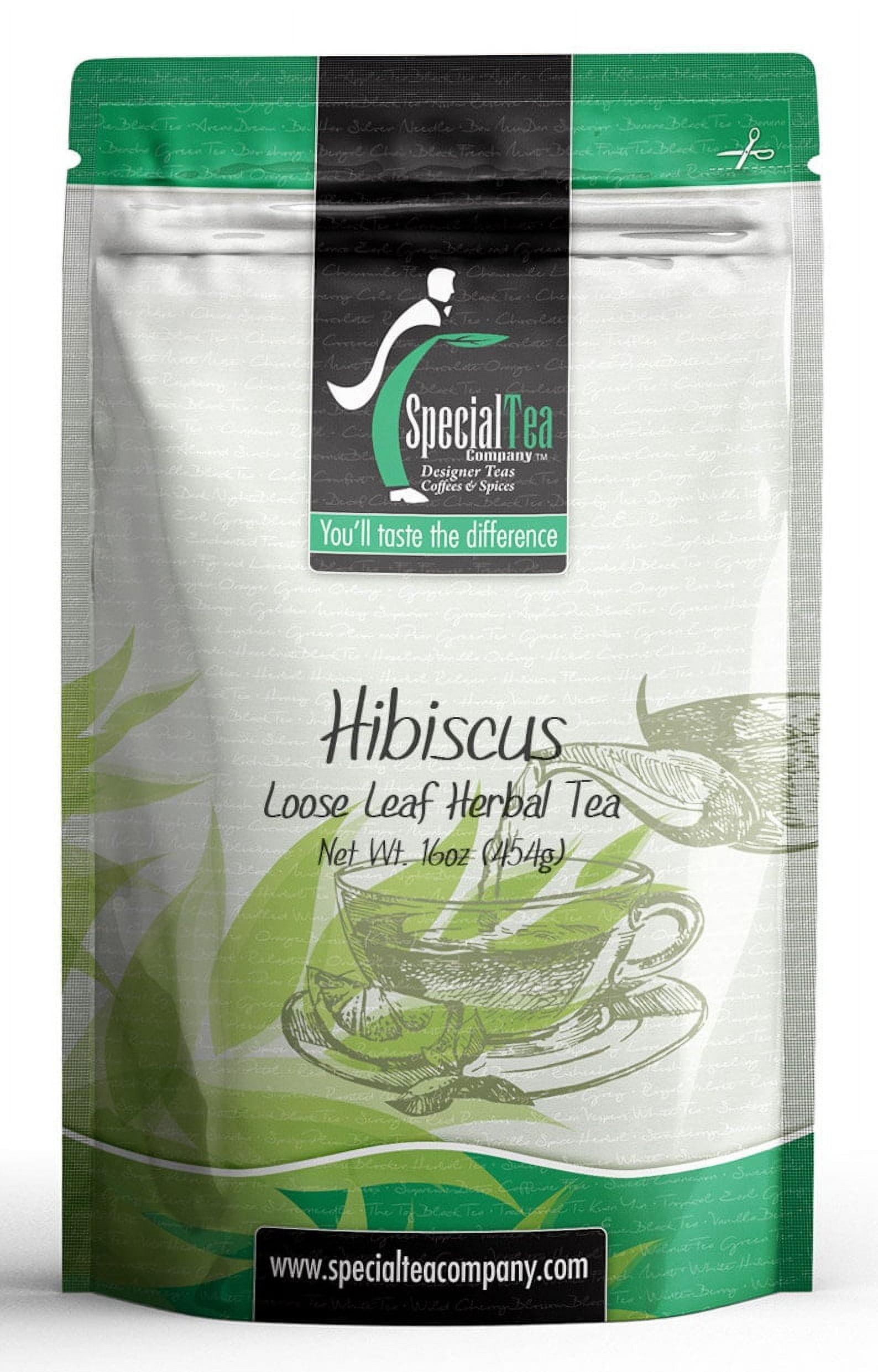 Special Tea Hibiscus Loose Leaf Herbal Tea, 16 oz.