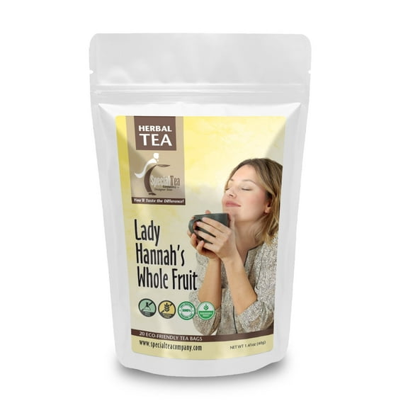 Special Tea Lady Hannah's Whole Fruit, 20 Tea Bags
