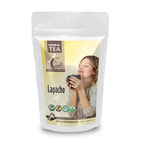 Special Tea Lapacho Herbal Tea Pyramid 15 Sachets