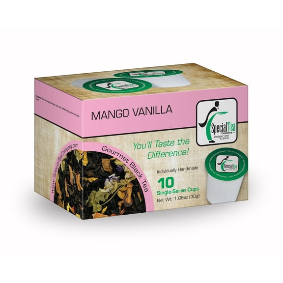 Special Tea Mango Vanilla Black Tea Single Serve Cups