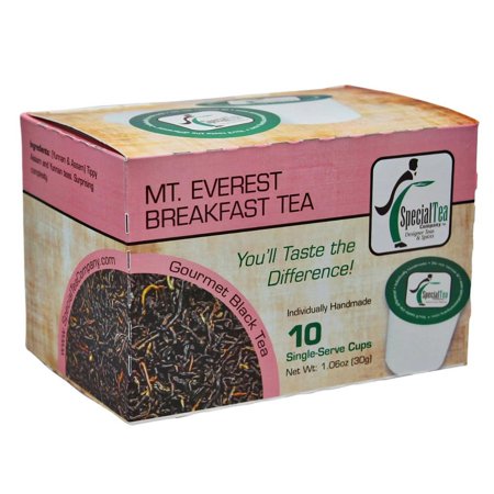 Special Tea Mt Everest Breakfast Black Tea Blend Single Serve Cups