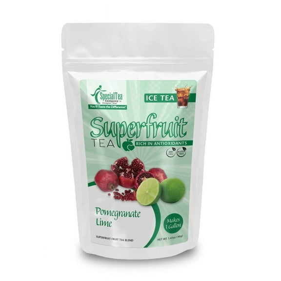 Special Tea Pomegranate, Lime Fruit Tea Blend Iced Tea Makes 1 Gallon