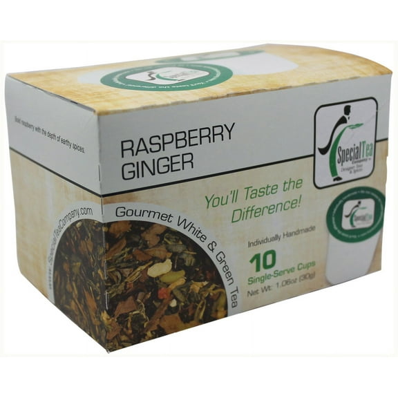 Special Tea Raspberry Ginger White Tea Single Serve Cups