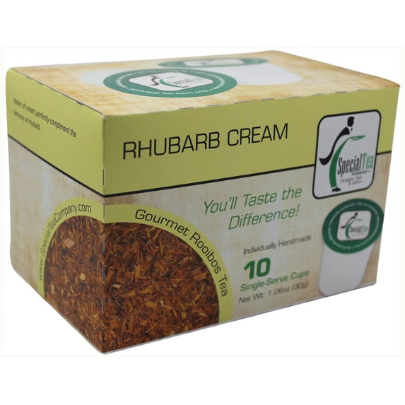 Special Tea Rhubarb Cream Rooibos Tea Single Serve Cups