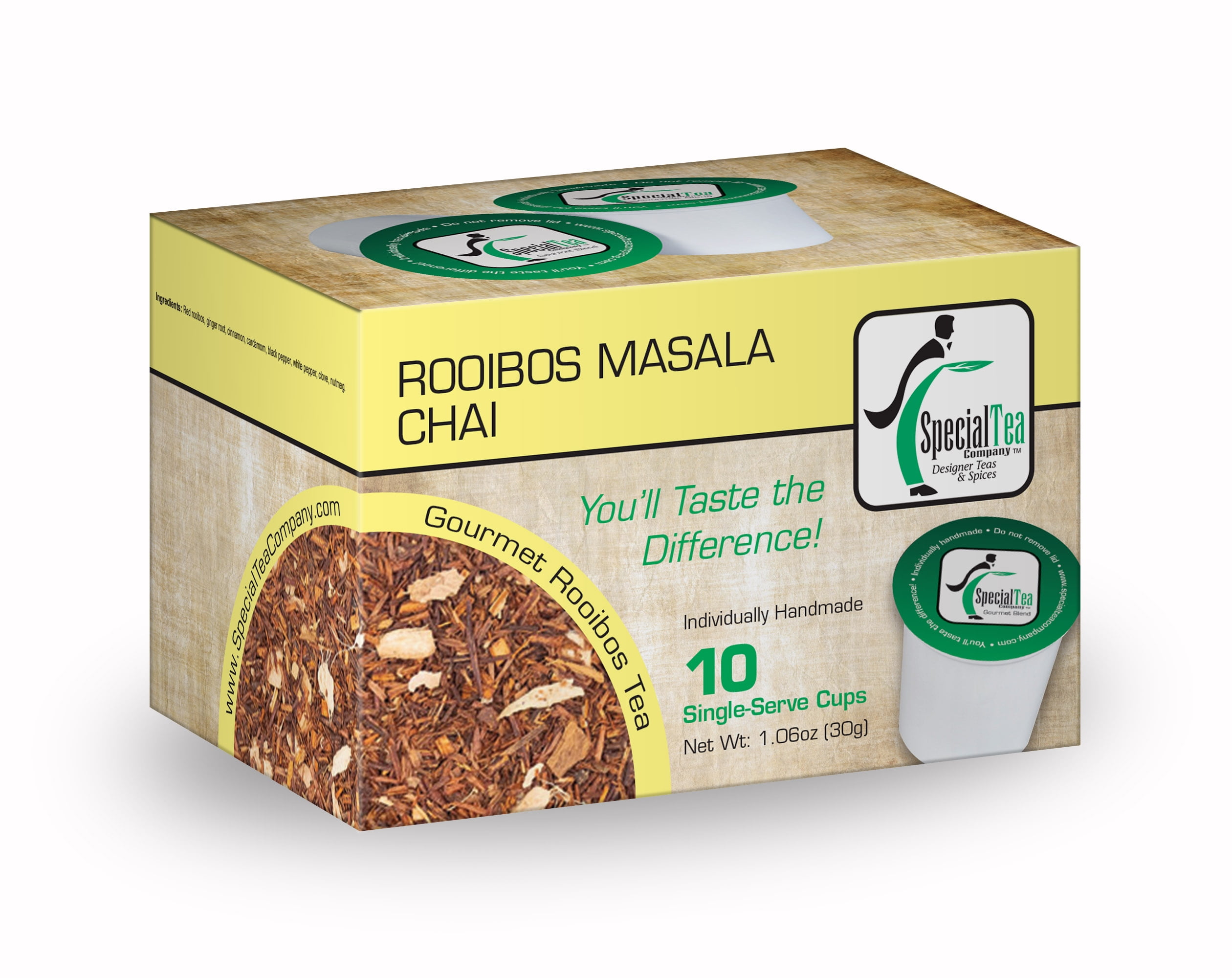 Roubos Tea Special Tea Rooibos Masala Chai Tea Single Serve Cups - Walmart.com