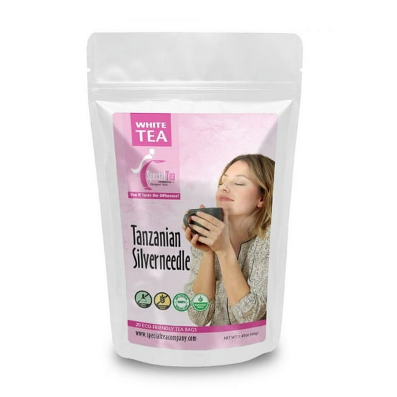 Special Tea Tanzanian Silverneedle White Tea, 20 Tea Bags