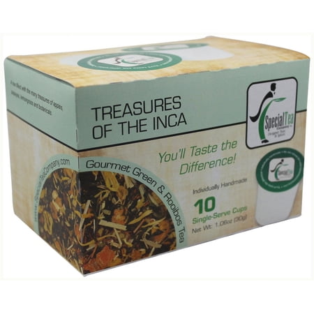 Special Tea Treasures of the Inca Green and Rooibos Tea Single Serve Cups