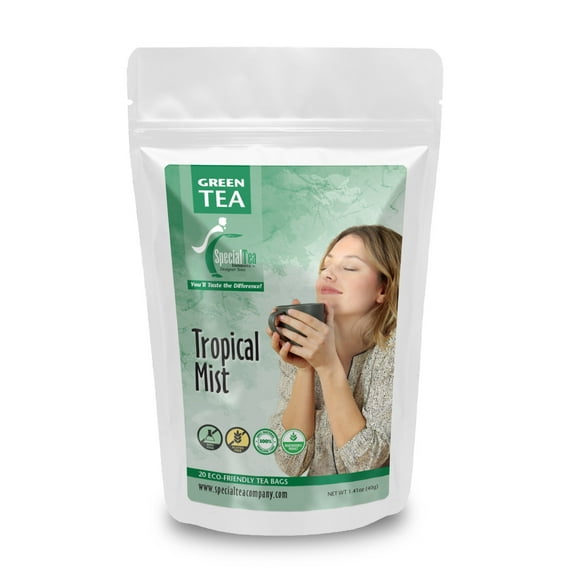 Special Tea Tropical Mist Green Tea, 20 Tea Bags