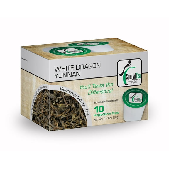 Special Tea White Dragon Yunnan White Tea Single Serve Cups