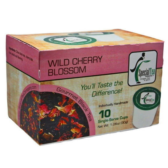Special Tea Wild Cherry Blossom Black Tea Single Serve Cups