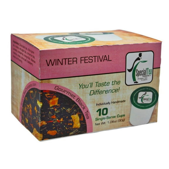 Special Tea Winter Festival Black Tea Single Serve Cups