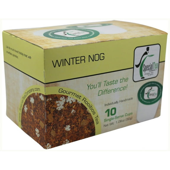 Special Tea Winter Nog Rooibos Tea Single Serve Cups