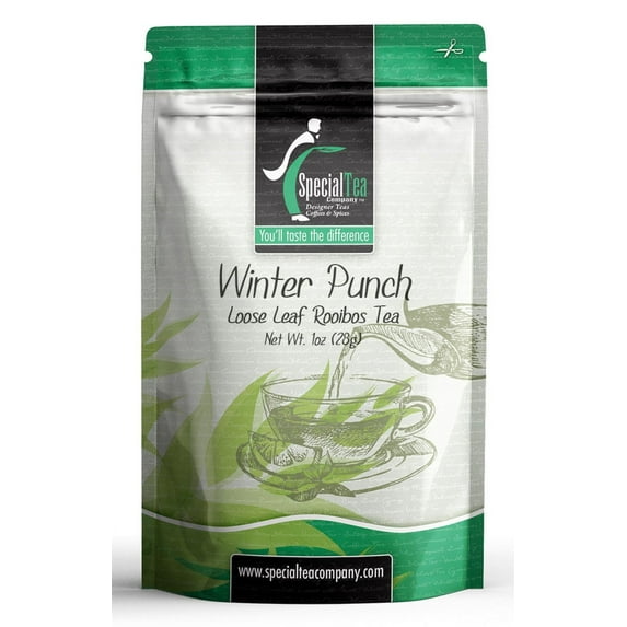 Special Tea Winter Punch, Loose Leaf 1 oz. Sampler Rooibos Tea