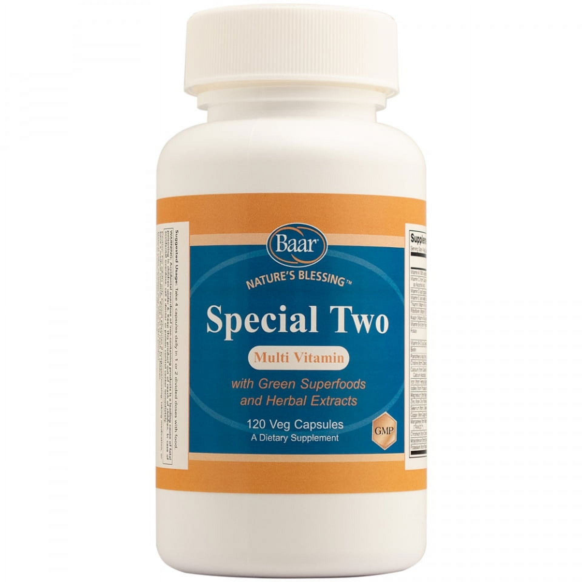 Special Two Multi-Vitamin - 120 veg capsules - Walmart.com