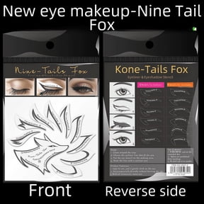 Special for the nine-tailed fox eye shadow eyeliner makeup tool eye makeup template sticker