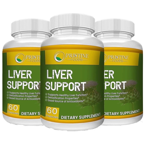 Pristine Foods Liver Detox Liver Cleanse & Support, 3 Pack