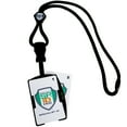 thumbnail image 1 of Specialist ID Black Lanyard with Detachable Plastic Hook and 2-Card ID Badge Holder, 1 of 5